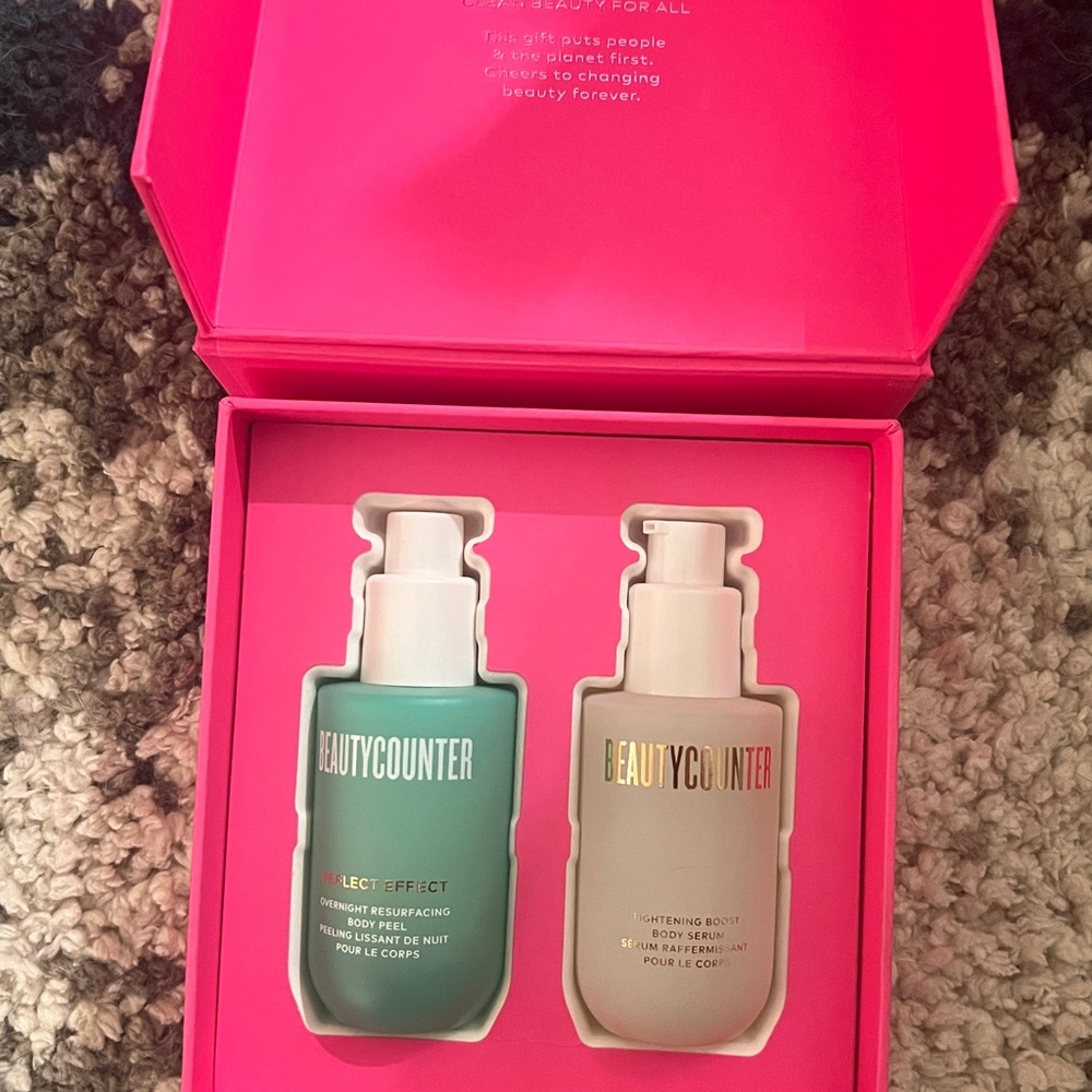 Beautycounter Renew You Body Duo: Overnight Resurfacing Peel & Tight Boost Serum